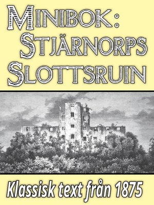 cover image of Minibok: Skildring av Stjärnorps slottsruin år 1875